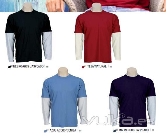 Camisetas superpuestas disponibles