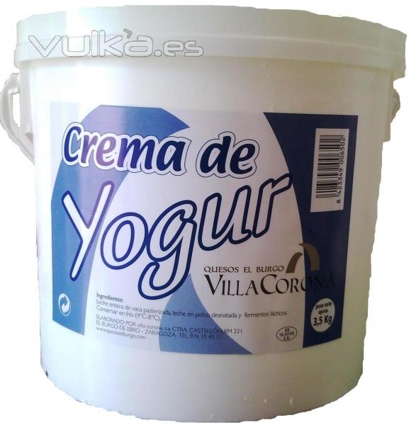 Crema de yogur hostelera 3,5kg