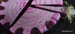Tarta de jabon con base de trigo de fresa y nata