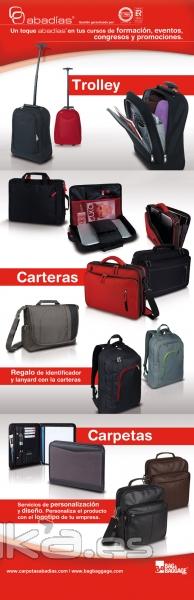 Trolleys, carpetas, carteras para formacin, eventos, congresos con distintos servicios. Llamanos!!