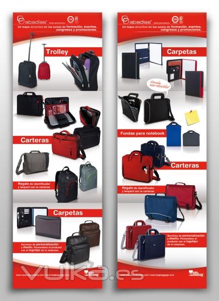 Trolleys, carpetas, carteras para formacin, eventos, congresos con distintos servicios. Llamanos!!