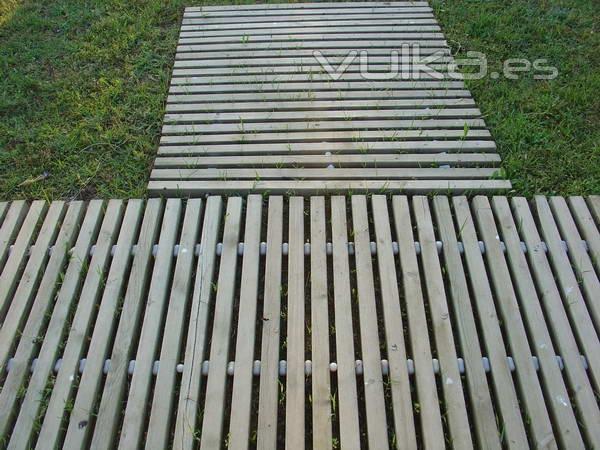 Alfombras de Madera para Exterior