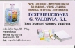 DISTRIBUCIONES G. VALDIVIA S.L.