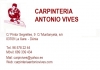 Carpintería Antonio Vives