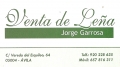 Leñas Jorge Garrosa. Ávila.
