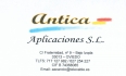 ANTICA APLICACIONES S.L.