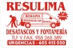 Alcantarillados Resulima Desatascos