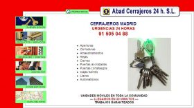 ABAD CERRAJEROS 24 H S.L.