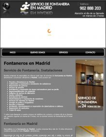 SERVICIO DE FONTANERA EN MADRID