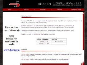 BARRERA SERVEIS A LA CONSTRUCCI