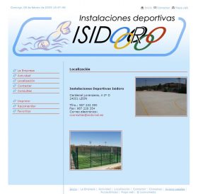 INSTALACIONES DEPORTIVAS ISIDORO S.L.