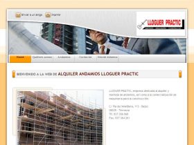 ALQUILER ANDAMIOS LLOGUER PRACTIC