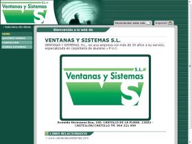 VENTANAS Y SISTEMAS S.L.