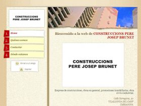 CONSTRUCCIONS PERE JOSEP BRUNET