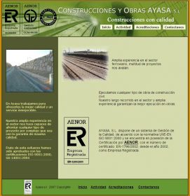 CONSTRUCCIONES Y OBRAS AYASA