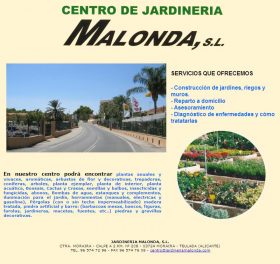 CENTRO DE JARDINERA MALONDA S.L.