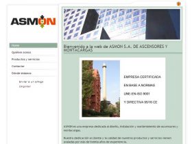 ASMON S.A. DE ASCENSORES Y MONTACARGAS