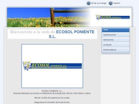 ECOSOL PONIENTE S.L.