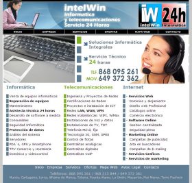 INTELWIN INFORMTICA Y TELECOMUNICACIONES SERVICIO 24 HORAS