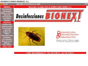 DESINFECCIONES BIONEXT S.L