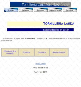 TORNILLERÍA LANDALUCE S.A.